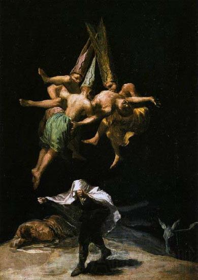 Francisco de goya y Lucientes Witches in the Air France oil painting art